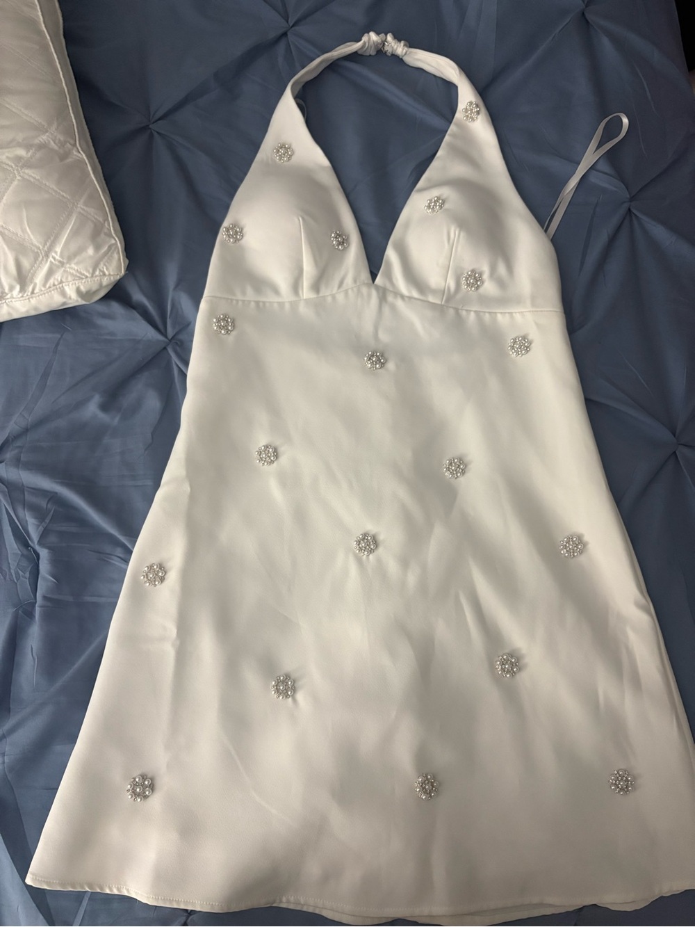 Seni & Cade White Mini Dress